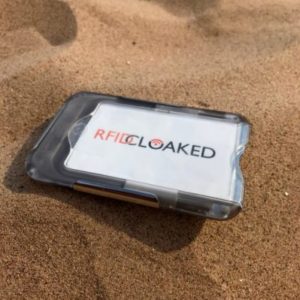 Make RFID blocker - RFID blocking wallet - RFID Cloaked - photo