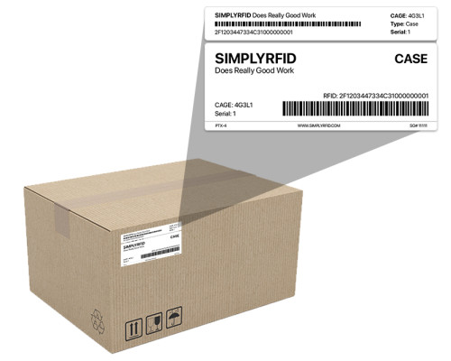 PTX - Pre-programmed TX tag (PTX) for supply chain RFID